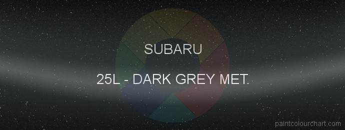 Subaru paint 25L Dark Grey Met.