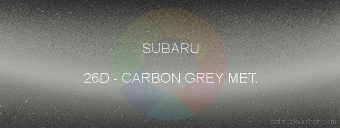 Subaru paint 26D Carbon Grey Met.