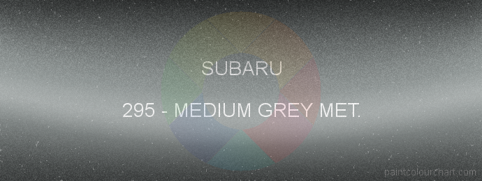 Subaru paint 295 Medium Grey Met.