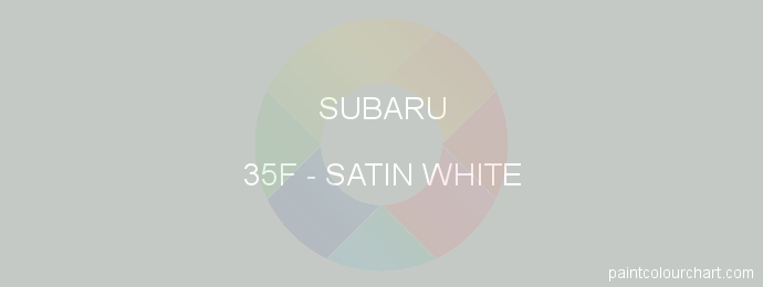 Subaru paint 35F Satin White