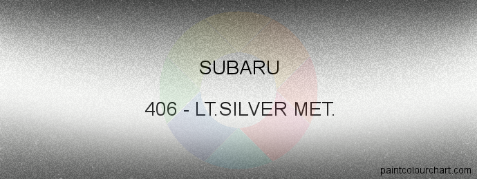 Subaru paint 406 Lt.silver Met.