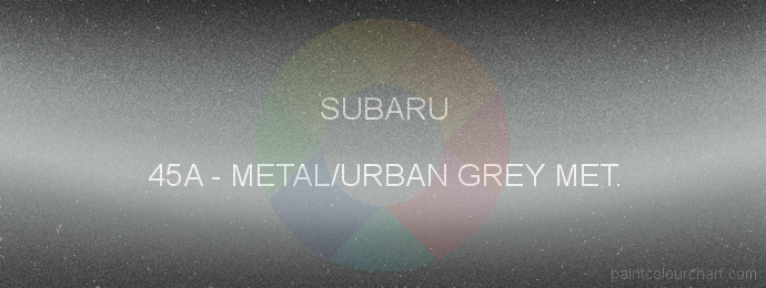 Subaru paint 45A Metal/urban Grey Met.