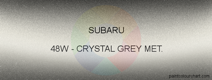 Subaru paint 48W Crystal Grey Met.
