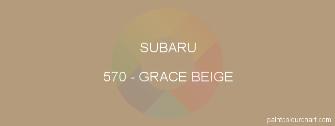 Subaru paint 570 Grace Beige