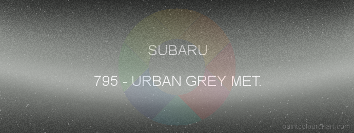 Subaru paint 795 Urban Grey Met.
