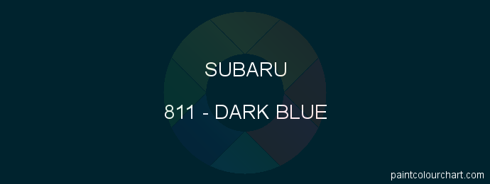 Subaru paint 811 Dark Blue