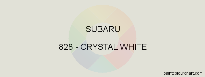 Subaru paint 828 Crystal White