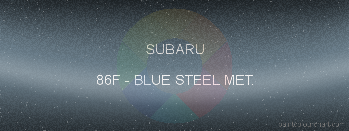 Subaru paint 86F Blue Steel Met.