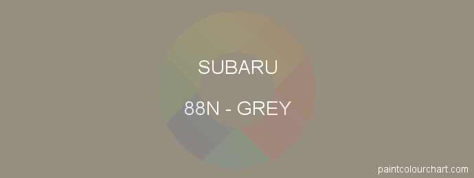 Subaru paint 88N Grey