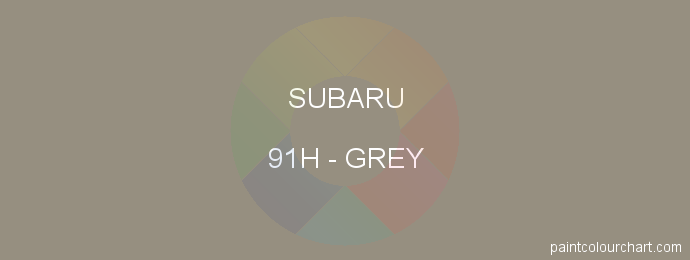 Subaru paint 91H Grey
