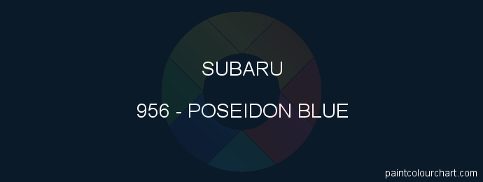 Subaru paint 956 Poseidon Blue
