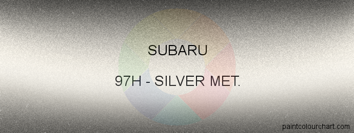 Subaru paint 97H Silver Met.