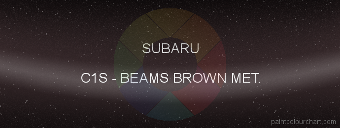 Subaru paint C1S Beams Brown Met.