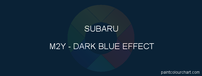 Subaru paint M2Y Dark Blue Effect