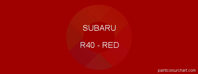 Subaru paint R40 Red