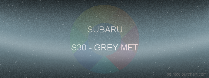 Subaru paint S30 Grey Met.