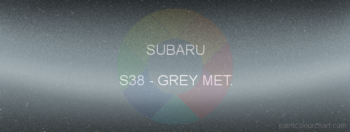 Subaru paint S38 Grey Met.