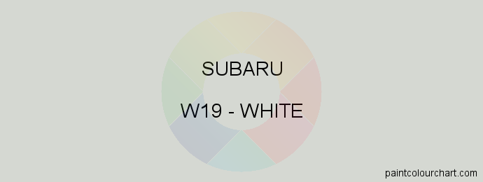 Subaru paint W19 White