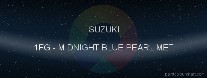 Suzuki paint 1FG Midnight Blue Pearl Met.