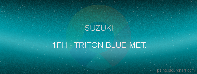 Suzuki paint 1FH Triton Blue Met.