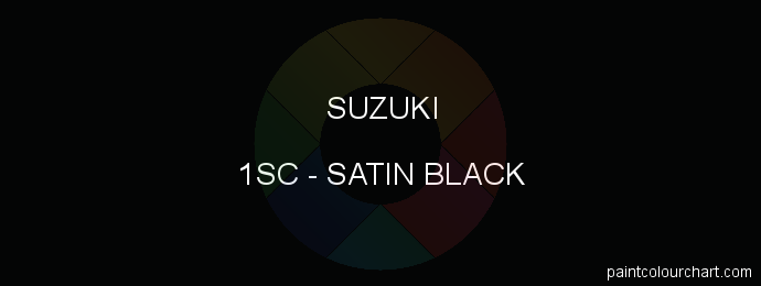 Suzuki paint 1SC Satin Black