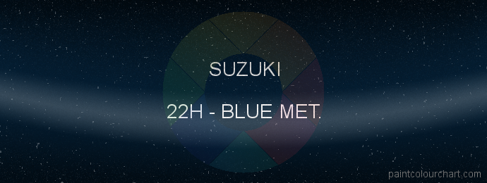 Suzuki paint 22H Blue Met.