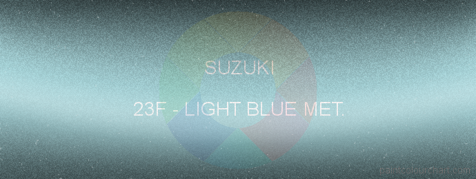 Suzuki paint 23F Light Blue Met.