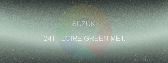 Suzuki paint 24T Loire Green Met.