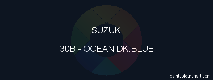 Suzuki paint 30B Ocean Dk.blue