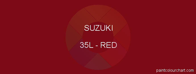 Suzuki paint 35L Red