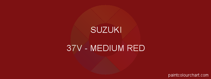 Suzuki paint 37V Medium Red
