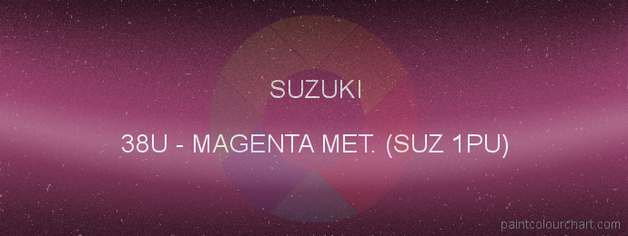 Suzuki paint 38U Magenta Met. (suz 1pu)