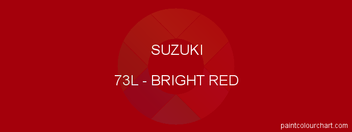 Suzuki paint 73L Bright Red