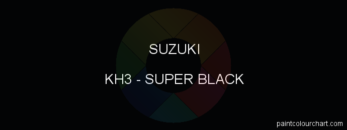 Suzuki paint KH3 Super Black