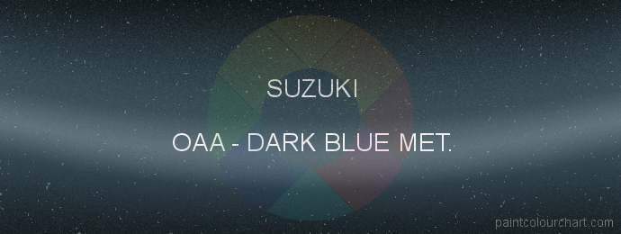 Suzuki paint OAA Dark Blue Met.