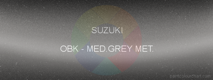 Suzuki paint OBK Med.grey Met.