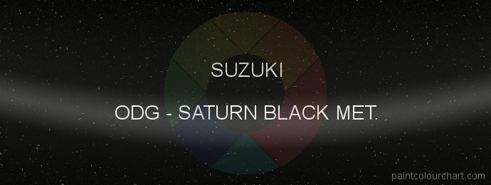 Suzuki paint ODG Saturn Black Met.