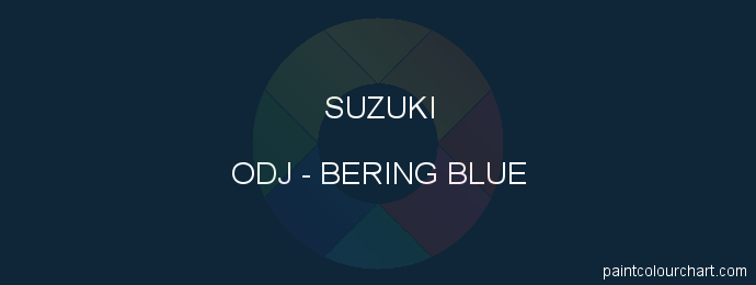 Suzuki paint ODJ Bering Blue