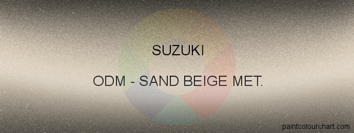 Suzuki paint ODM Sand Beige Met.