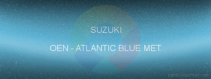 Suzuki paint OEN Atlantic Blue Met.