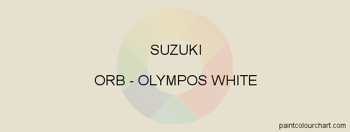 Suzuki paint ORB Olympos White