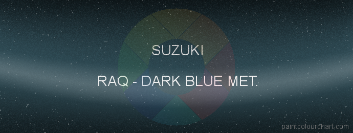 Suzuki paint RAQ Dark Blue Met.
