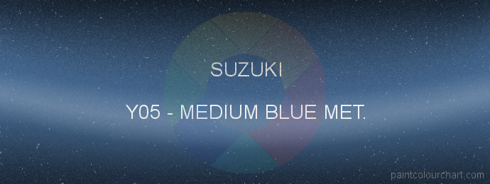 Suzuki paint Y05 Medium Blue Met.