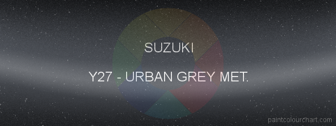 Suzuki paint Y27 Urban Grey Met.