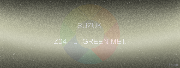 Suzuki paint Z04 Lt.green Met.