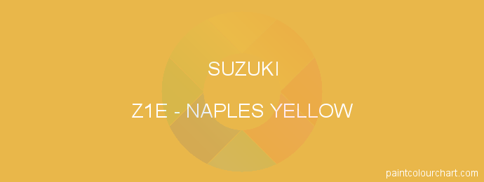 Suzuki paint Z1E Naples Yellow