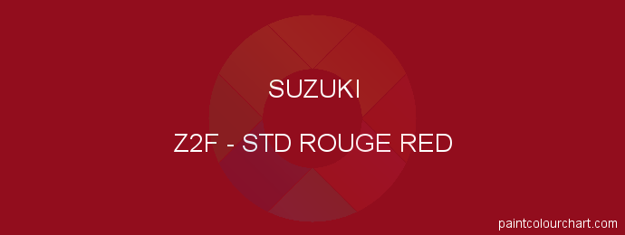 Suzuki paint Z2F Std Rouge Red