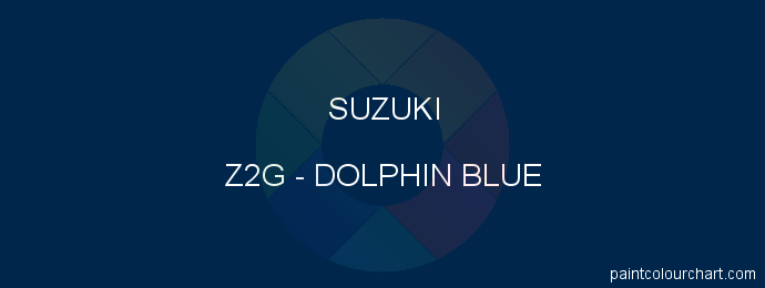 Suzuki paint Z2G Dolphin Blue