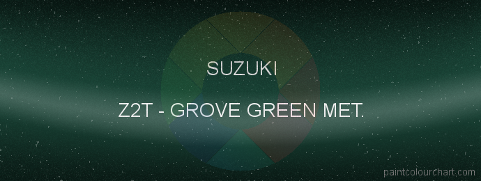 Suzuki paint Z2T Grove Green Met.