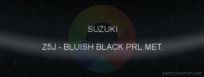Suzuki paint Z5J Bluish Black Prl.met.